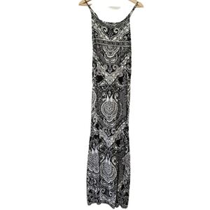 Angie Boho Adjustable Tie-Back Maxi Dress